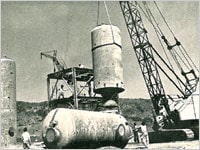 large vessels into Position